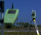Robotic Total Station used in Land Surveying and Civil Engineering